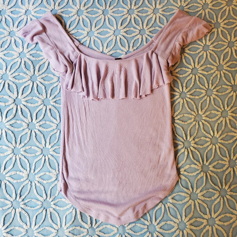 Free People Ruffled Top - Picture 3 of 5